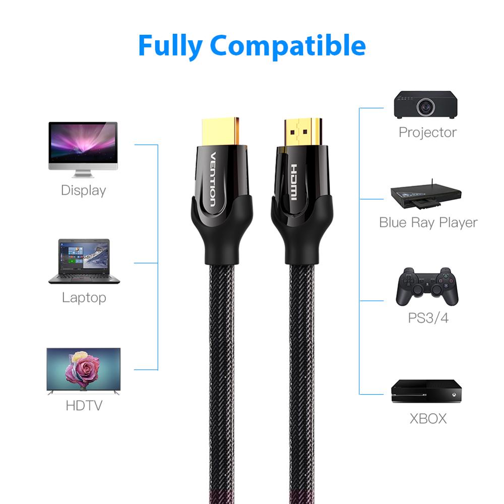 4K HDMI 2.0 3D 60 FPS Cable for TV